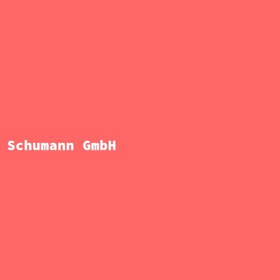 Hersteller: Schumann GmbH